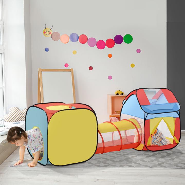 Image du produit Homcom Tente de jeux pour enfants avec tunnel