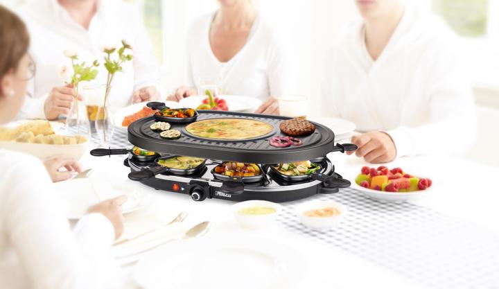 Actual product image Princess 162700 Raclette 8 Oval Grill Party