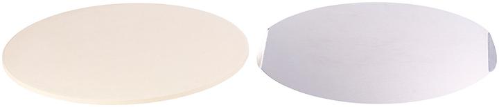 Produktbild Cucina di Modena Runder Pizzastein mit Aluminium-Servierblech