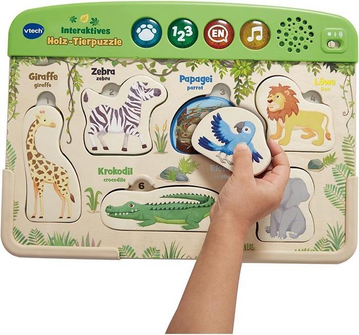 Actual product image VTech Interactive animal puzzle (6 pieces)