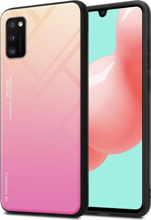 Produktbild Cadorabo TPU 2 Farben Glas Cover (Samsung Galaxy A41)