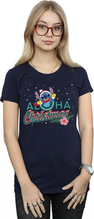 Immagine prodotto Disney Lilo And Stitch Aloha Christmas Maglietta Donna (XL)