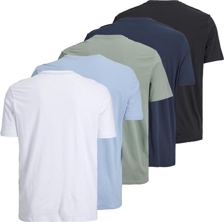 Produktbild Jack & Jones Jjcolton Tee Ss Crew Neck 5pk Mp Pls (XXL)