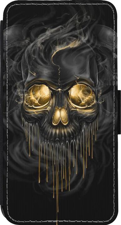 Image du produit PhoneLook Coque Wallet noir Skull 02 (Apple iPhone 13 Pro)
