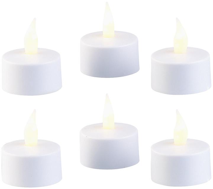 Actual product image Lunartec Battery LED Tealights with Charging Station (6 x)