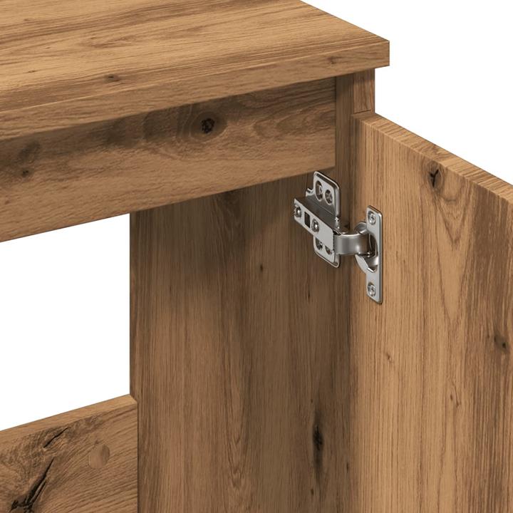 Produktbild VidaXL Waschbeckenunterschrank Unterschrank Badschrank Badmöbel Artisan-Eiche (58 x 33 x 60 cm)