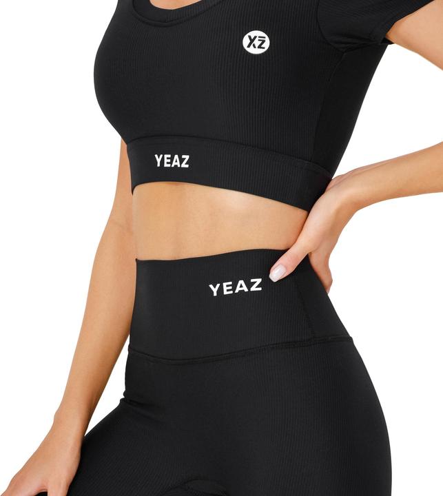 Actual product image Yeaz CLUB LEVEL SET Short Top Leggings XL (Black) (XL)