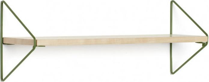 Actual product image Kids Concept Wall shelf metal/wood green