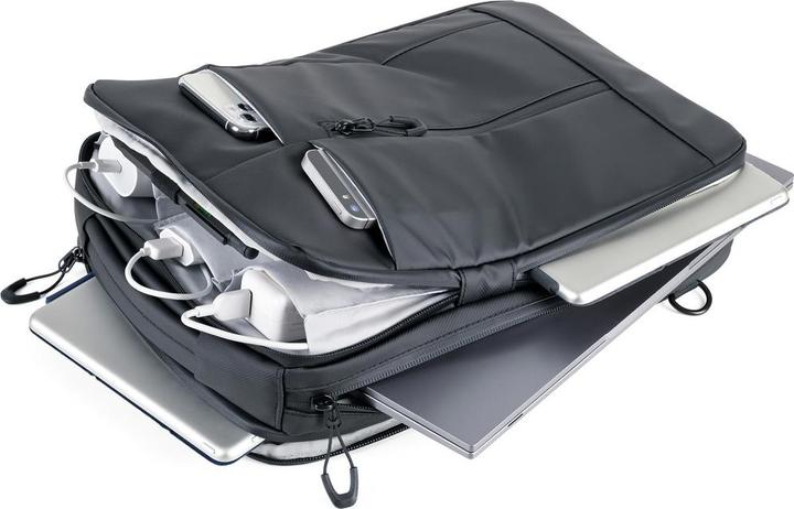 Produktbild Troika BLACK BAG TO BUSINESS Umhängetasche für Laptops, schwarz (13.30")