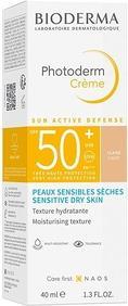 Energie-Label Bioderma Photoderm Creme SPF 50+ - Light skin sunscreen - 40ml (Sonnencreme Gesicht, SPF 50, 40 ml, 60 g)