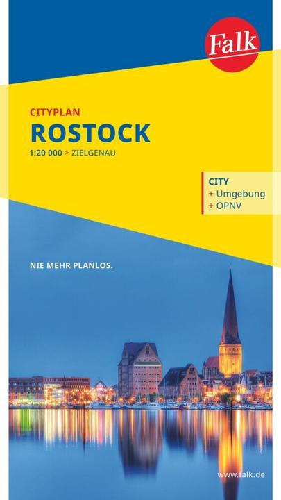 Image du produit Falk Plan de la ville de Rostock 1:21.000
