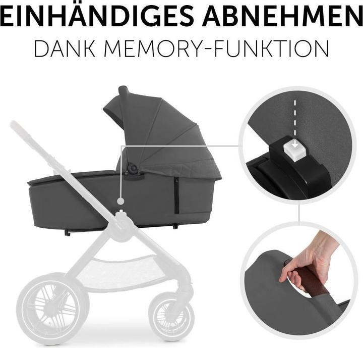 Produktbild Hauck 4in1 Kinderwagen-Set Walk N Care Air Trio Kinderwagen 3 in 1
