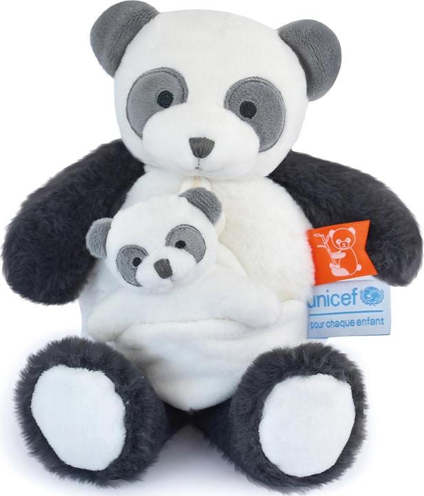 Actual product image Doudou et Compagnie Unicef Mama & Child Panda 25cm (25 cm)
