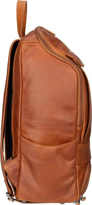 Actual product image Chesterfield Rich Leren Laptop Rugtas - 15.4 inch - Cognac (19 l)
