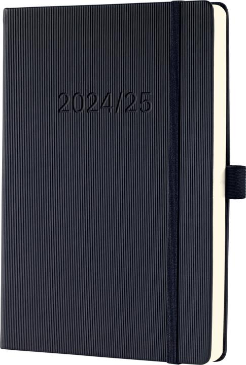 Image du produit Sigel Agenda semainier et carnet Conceptum 2024/2025 (DE/EN/FR/NL) black (A5, Allemand, Anglais, Français, Néerlandais)