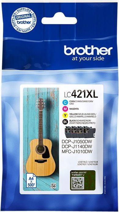 Image du produit Brother DUPLIKAT LC421VAL 4pack Cartouche d'encre jusqu'à avec DR Security Tag (CMJN)