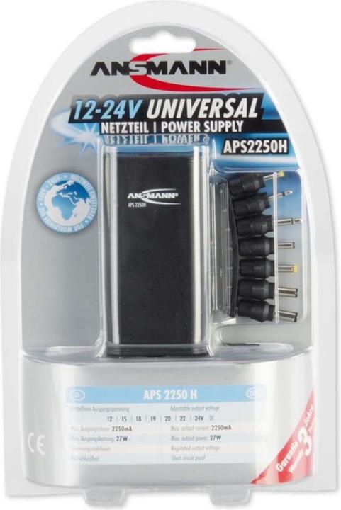 Image du produit Ansmann APS 2250 H Voyageur NOUVEAU max. 27 W (27 W)