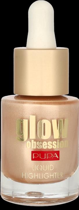 Produktbild Pupa Milano Glow Obsession Liquid Highlighter Metallic Effect Moon Light (002 Moon Light, Highlighter)