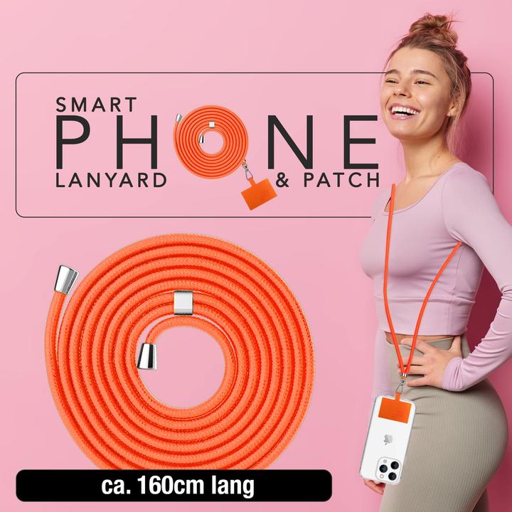 Image du produit Nalia Chaîne universelle pour téléphone portable à porter autour du cou avec pad