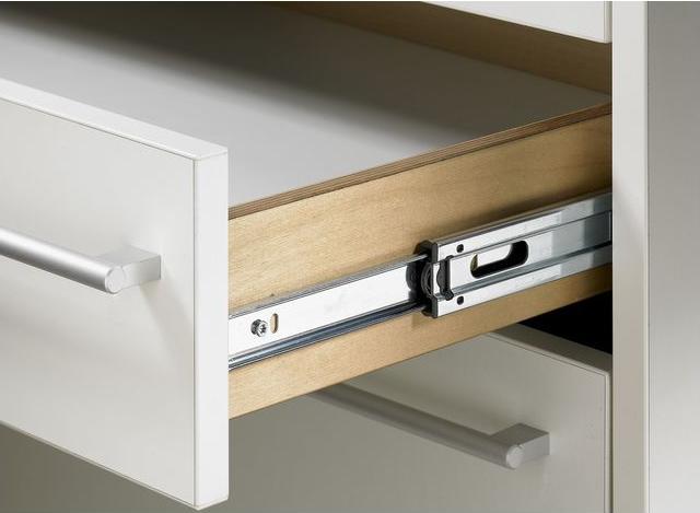 Immagine prodotto Hettich Schubladenschiene Vollauszug 400 mm mit Anschlagdämpfung chromatiert 9126921 2 Stück