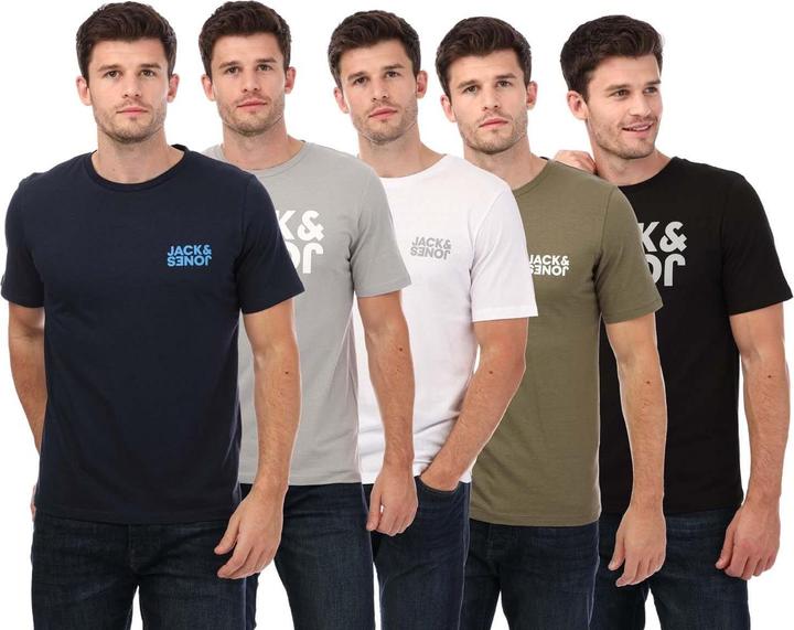 Jack & Jones Corp TShirt (5erPack) (S)