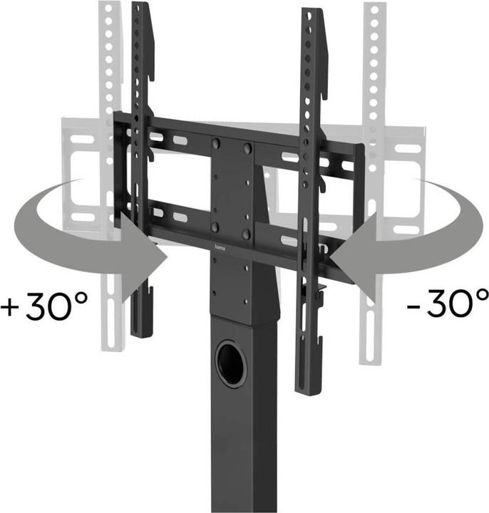 Productafbeelding Hama TV-standaard, draaibaar, in hoogte verstelbaar, 140 cm (55") tot 30 kg (Universeel, 55", 30 kg)