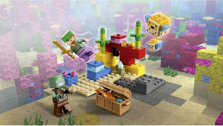 Actual product image LEGO The coral reef (21164, LEGO Minecraft)