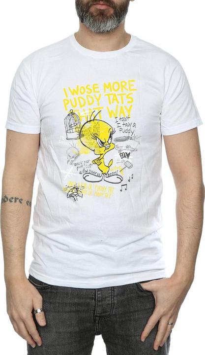 Immagine prodotto Looney Tunes More Puddy Tats Maglietta Titti Uomo (M)