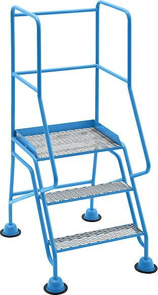 Produktbild eurokraft pro Mobile Stehleiter mit Plattform (Stehleiter, 93.50 cm)