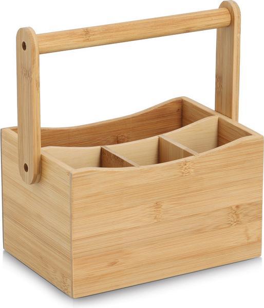 Produktbild Zeller Present Besteck- und Serviettenhalter Bambus 21.5x14x12/23 cm
