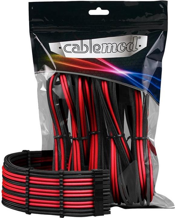 Actual product image CableMod Pro ModMesh 12VHPWR Cable Extension Kit - black/red