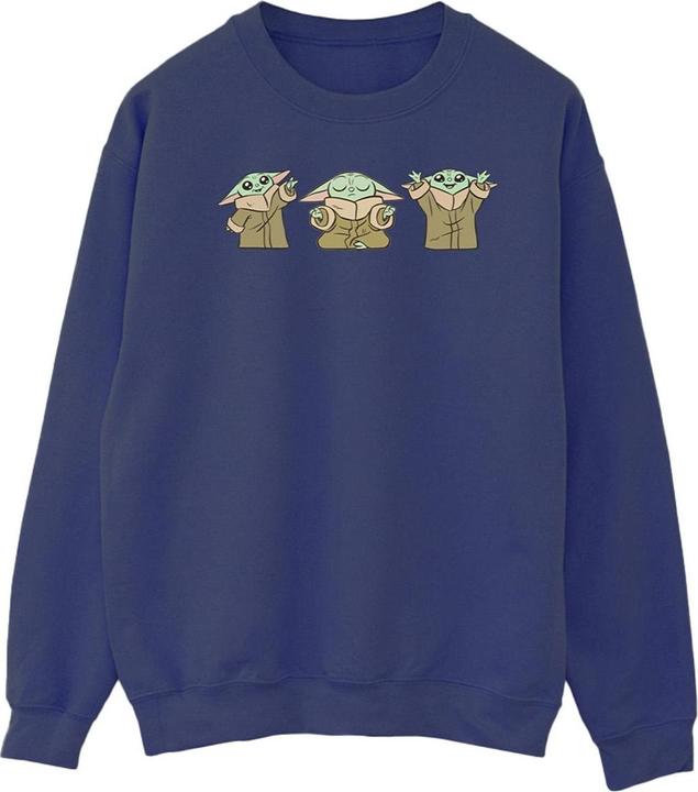 Immagine prodotto Star Wars The Mandalorian Grogu Poses Felpa Uomo (XL)