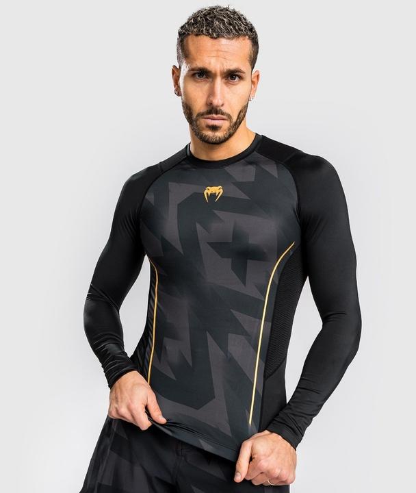 Image du produit Venum Razor Rashguard Long Sleeves - Black/Gold - XL (XL)