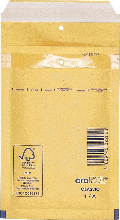 Actual product image Arofol CLASSIC size 1 bubble envelope (200 x)