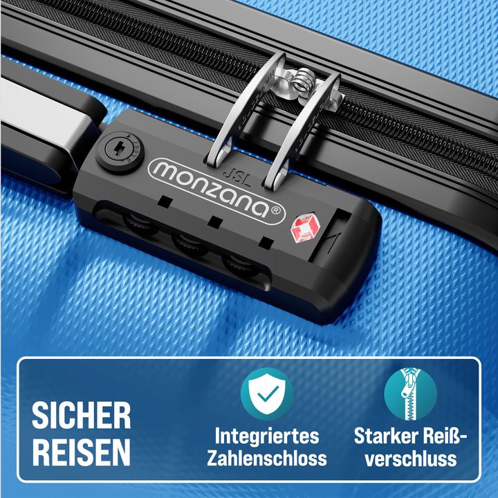 Immagine prodotto Monzana Set di 3 custodie rigide con chiusura TSA
