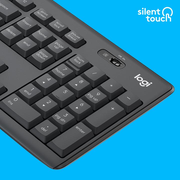 Produktbild Logitech MK295 Silent (Eng. Int., Kabellos)
