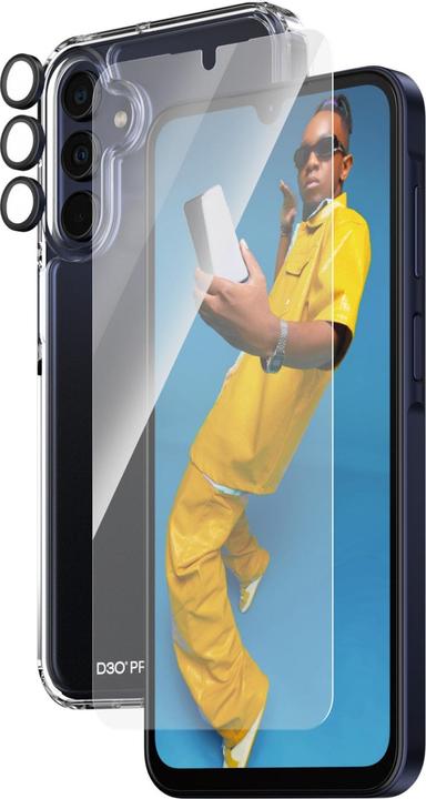 Immagine prodotto PanzerGlass Bundle vetro ultra largo + custodia + obiettivo (1 Pezzo/i, Samsung Galaxy A14, Samsung Galaxy A14 5G)