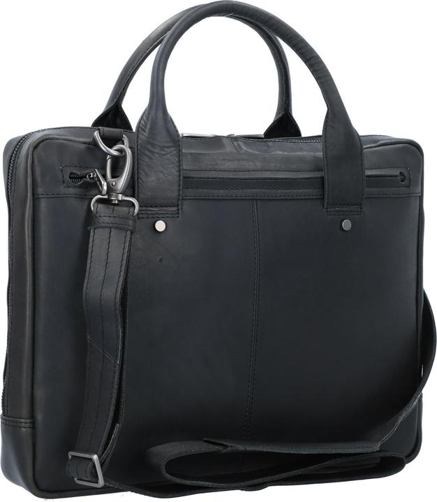 Actual product image Plevier Navigator briefcase leather 38 cm laptop compartment (5 l)
