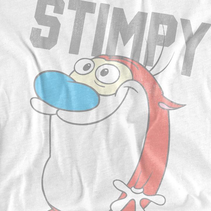 Immagine prodotto Ren & Stimpy Maglietta Collegiale Adulto Unisex (M)