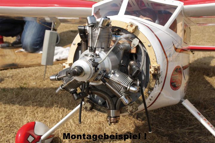 Immagine prodotto Saito FG-60R3 Motore radiale a benzina 3 cilindri 4T