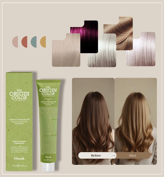 Actual product image Nook Origin Colour hair dye (12.1 Ash super brightener)