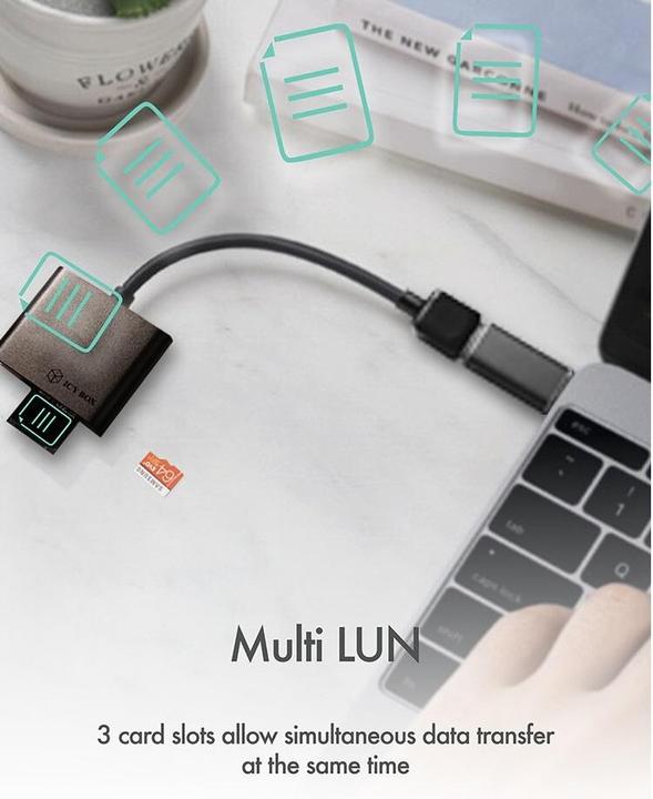 Actual product image Icy Box IB-CR301-U3, USB3.0 Multi-Card (USB 3.0)