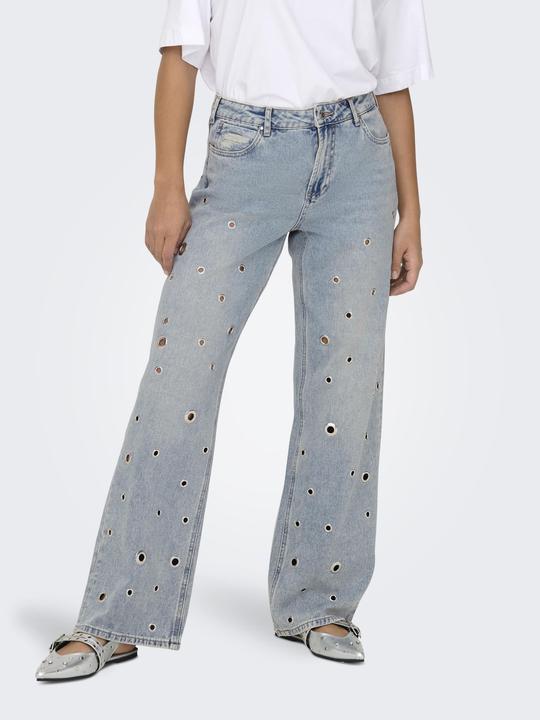 Only ONLCOBAIN Weiter Beinschnitt Jeans Jeans mit weitem Bein (W29/L32)