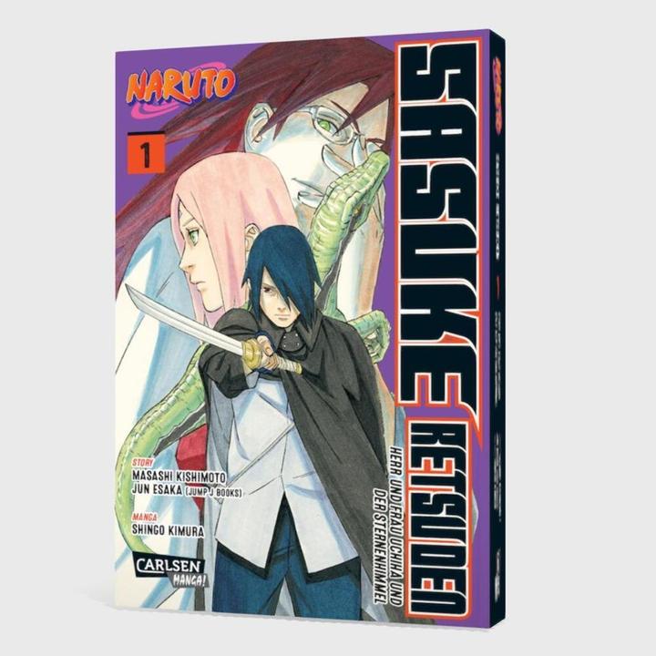 Image du produit Naruto - Sasuke Retsuden: Herr und Frau Uchiha und der Sternenhimmel (Manga) 1 (Allemand, Jun Esaka, Masashi Kishimoto, 2024)