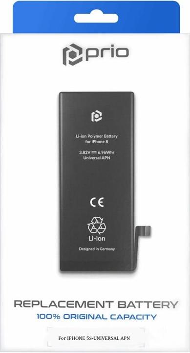 Actual product image prio Battery for iPhone 5s (Universal APN)
