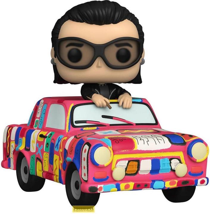 Actual product image Funko Pop! Rides : U2 - Bono w/ Achtung Baby Trabant (293)