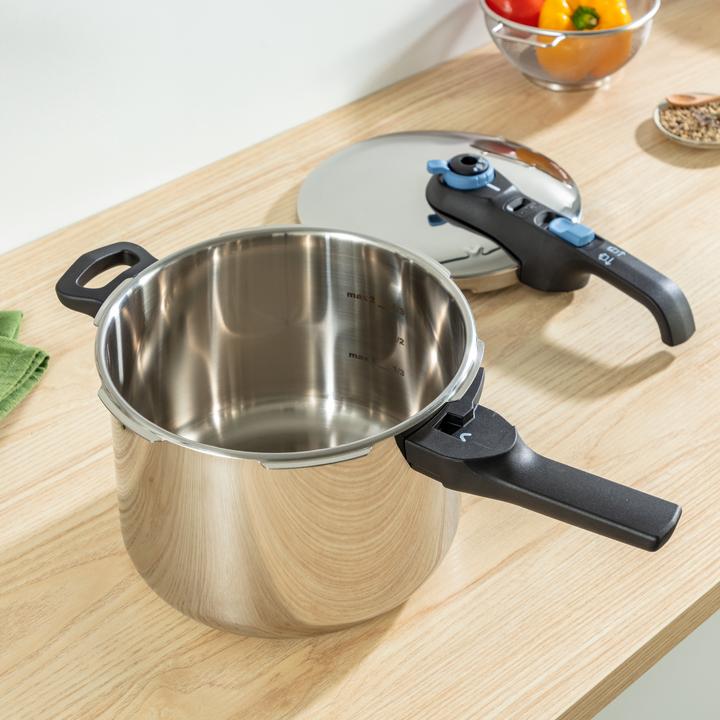 Image du produit Tefal Secure Trendy Autocuiseur (25 cm, Cuiseur à vapeur, Acier inoxydable)