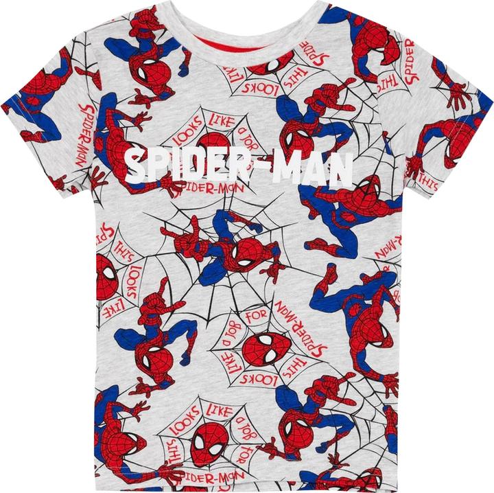 Immagine prodotto Spiderman Pigiama da bambino con maniche corte (128)