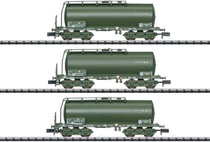 Actual product image MiniTrix N Set of 3 DB USTC Tank Cars (Track N)