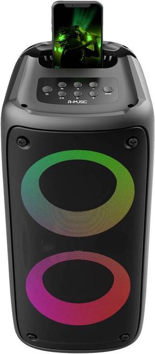 Image du produit R-Music Haut-parleur Party LED Party (3 h, Fonctionnement sur batterie)